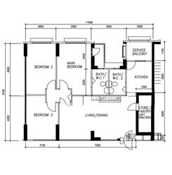 Blk 317 Sembawang Vista (Sembawang), HDB 4 Rooms #586372601